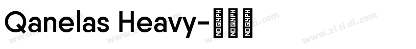 Qanelas Heavy字体转换